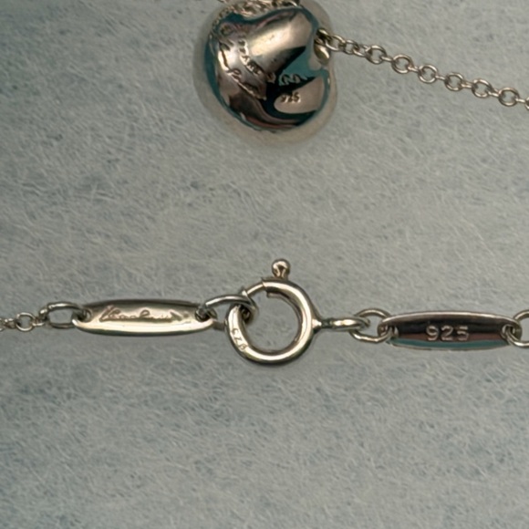 Authentic Rare Tiffany & Co Elsa Peretti Bean Nugget Necklace - Picture 10 of 13